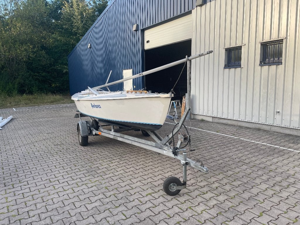 Schwertzugvogel regatta GER 3497 inclusief trailer, Ophalen, Gebruikt, Inclusief zeilen, Polyester