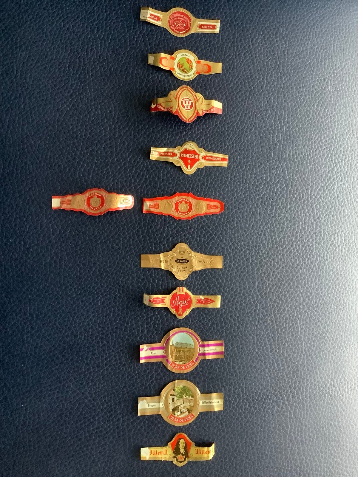 Verzameling Sigarenbandjes | O.a. Buat 1666 & Jubileum, Ophalen of Verzenden, Gebruikt, Sigarenbandjes
