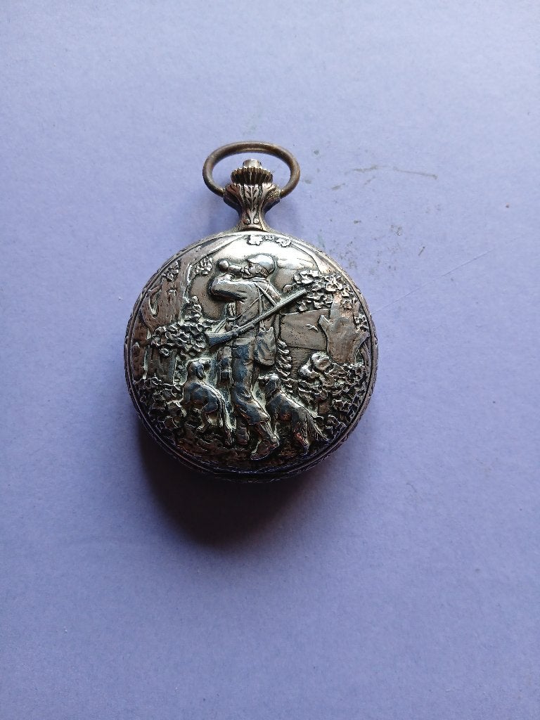 Mooi zakhorloge Union..Savonette, Overige merken, Overige materialen, Zakhorloge, Verzenden