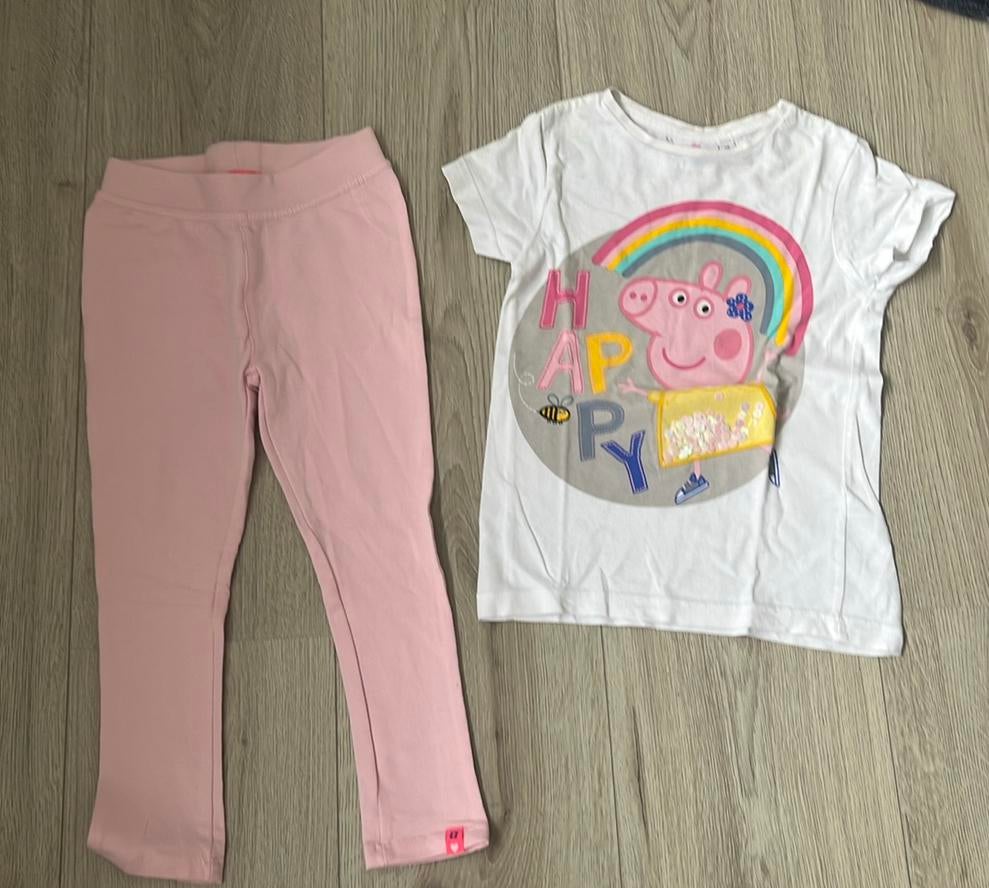 Leuk setje peppa pig 92/98 !, Kinderen en Baby's, Ophalen of Verzenden, Zo goed als nieuw, Meisje