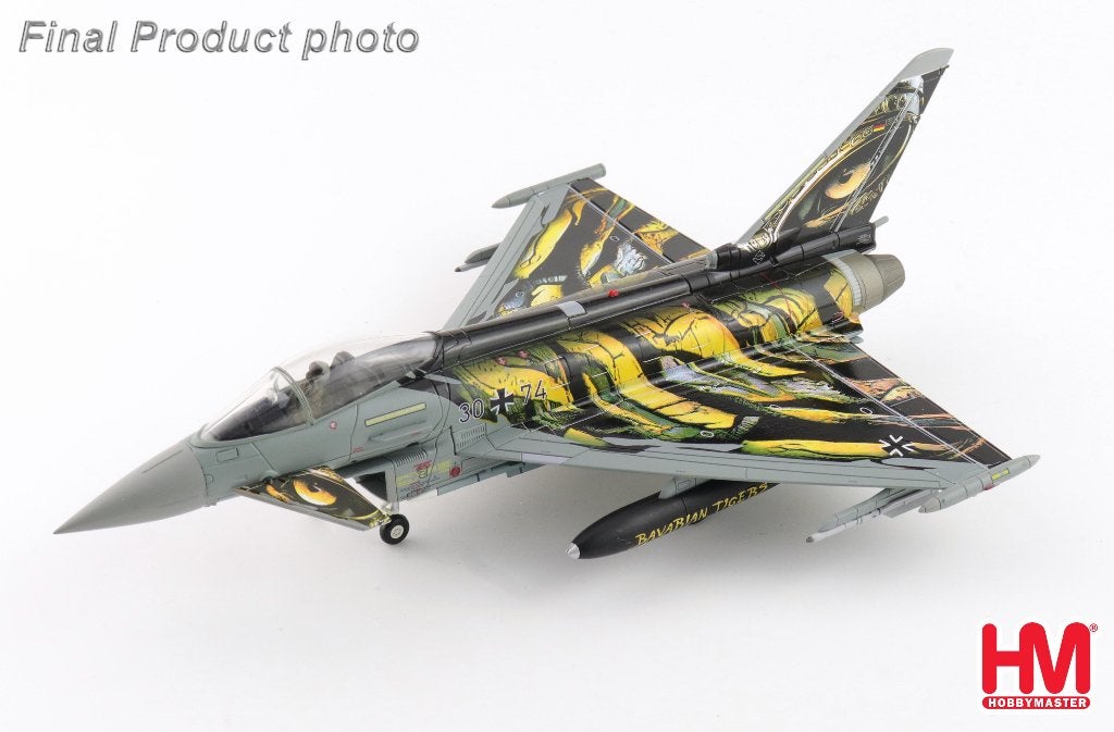Eurofighter Typhoon Castle Tiger JG 74 Hobby Master HA6631, Nieuw, Ophalen of Verzenden, Military-Models VJ Mendelssohnstraße 29 info@military-models-vj.de