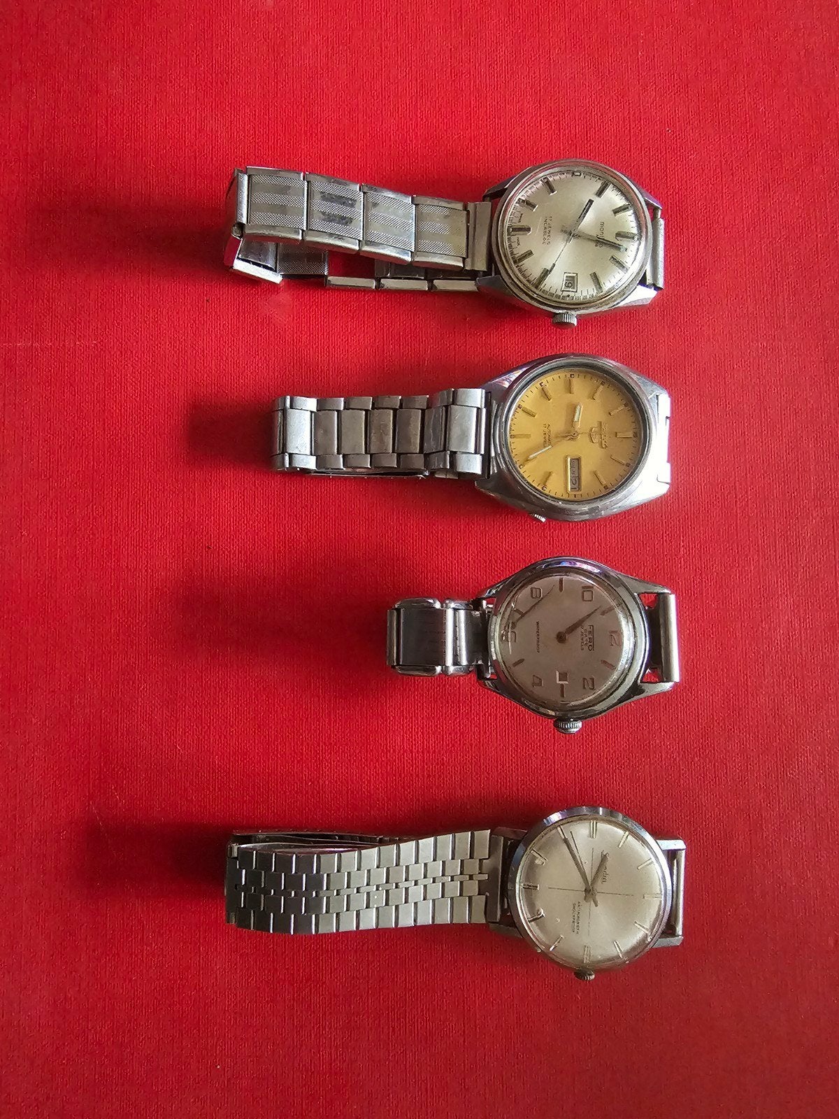 div. horloges, Ophalen of Verzenden, Staal, Seiko, 1960 of later