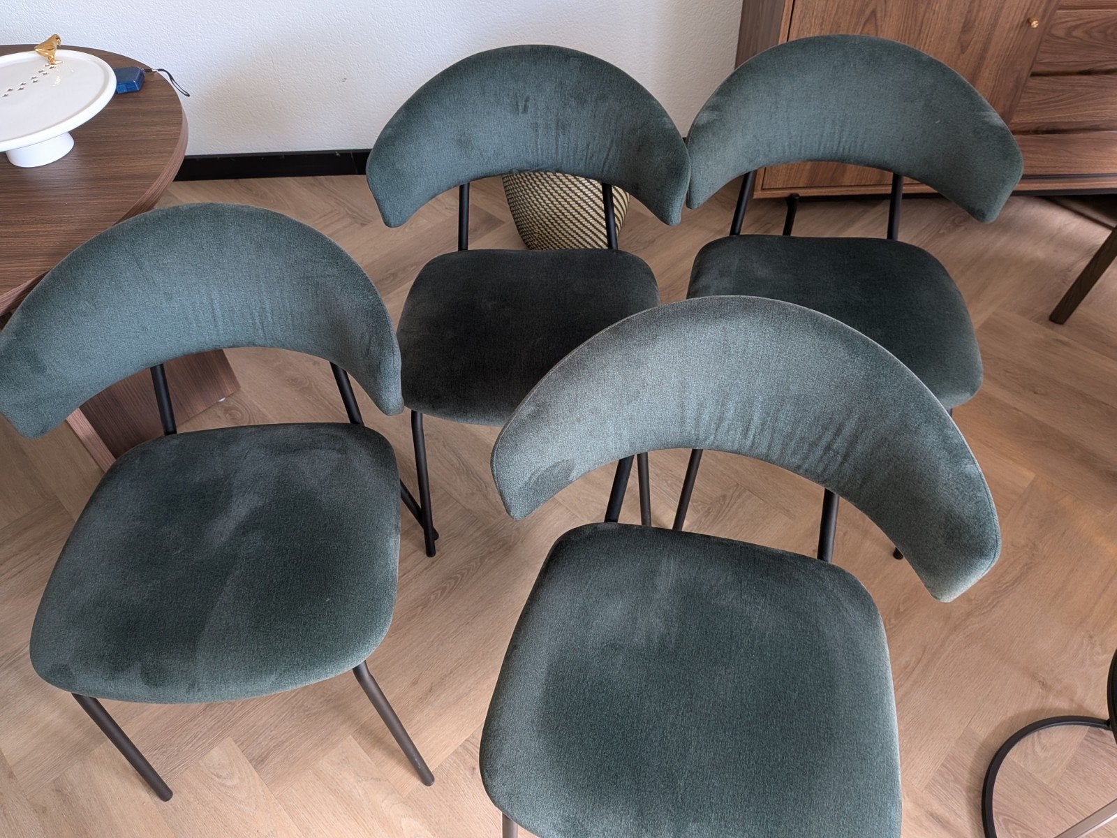 eetkamerstoelen - 4 stuks, Huis en Inrichting, Ophalen of Verzenden, Zo goed als nieuw
