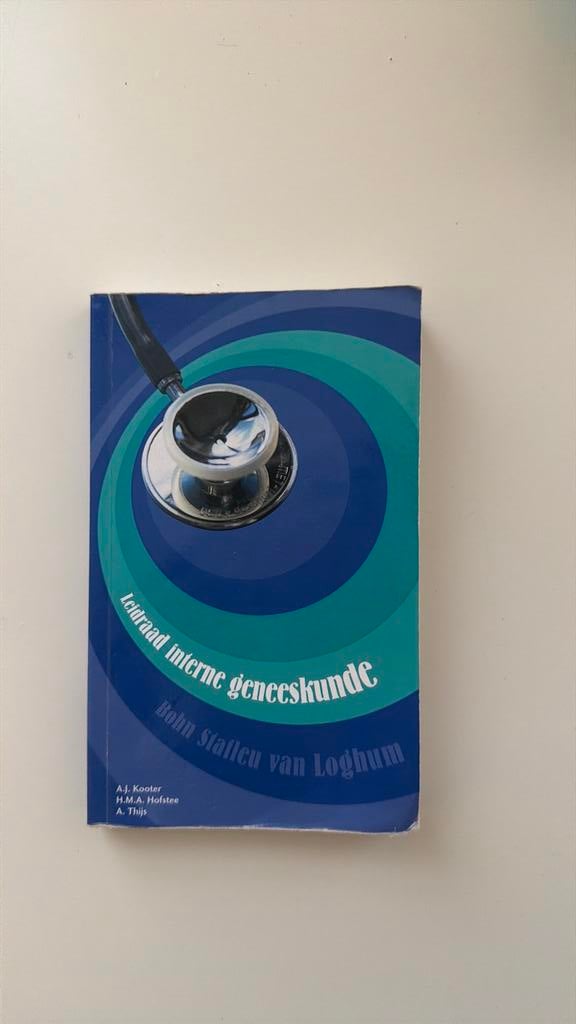 H.M.A. Hofstee - Leidraad interne geneeskunde, Boeken, Ophalen of Verzenden, Zo goed als nieuw, H.M.A. Hofstee; A.J. Kooter; A. Thijs