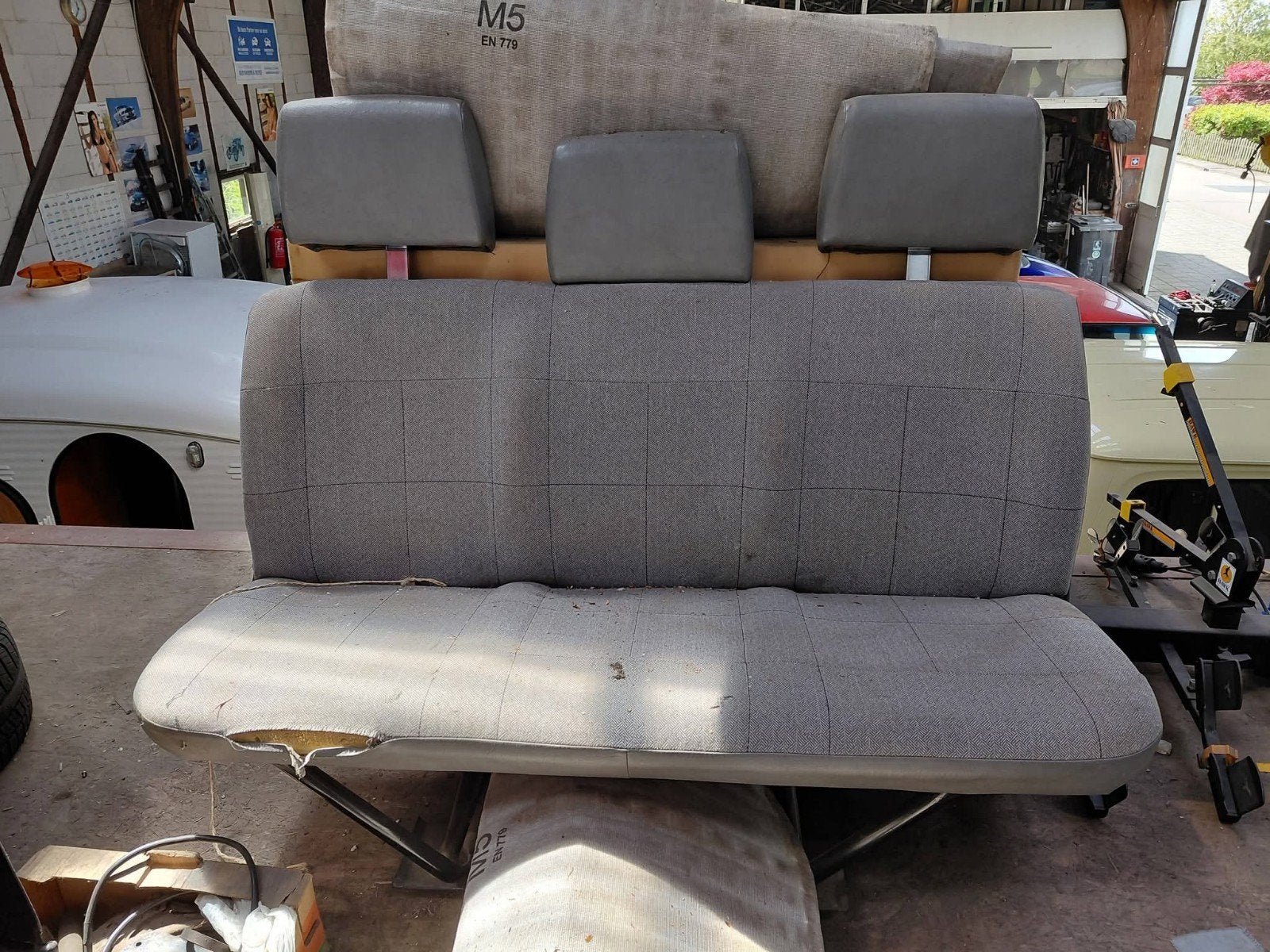 ford transit 3-zitsbank mk2 met hoofdsteunen, Ophalen, Gebruikt, Ford