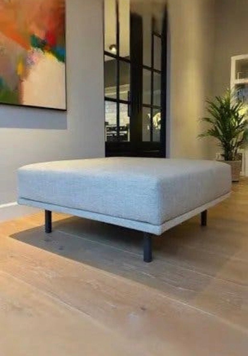 Dura Lounge Poef, Huis en Inrichting, Ophalen of Verzenden, Nieuw, Rond, Stof