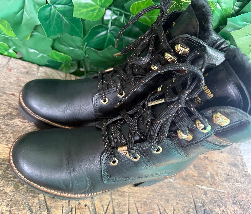 Nieuwe gevoerde boots van Panama Jack maat 38, Zwart, Lage of Enkellaarzen, Nieuw, Ophalen of Verzenden