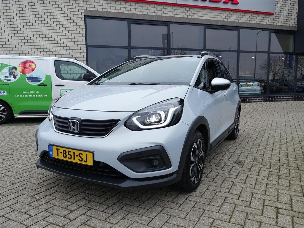 HONDA Jazz 1.5 i-MMD 109pk Hybrid CVT Crosstar Trekhaak, Auto's, 1227 kg, Stof, Euro 6, 4 cilinders
