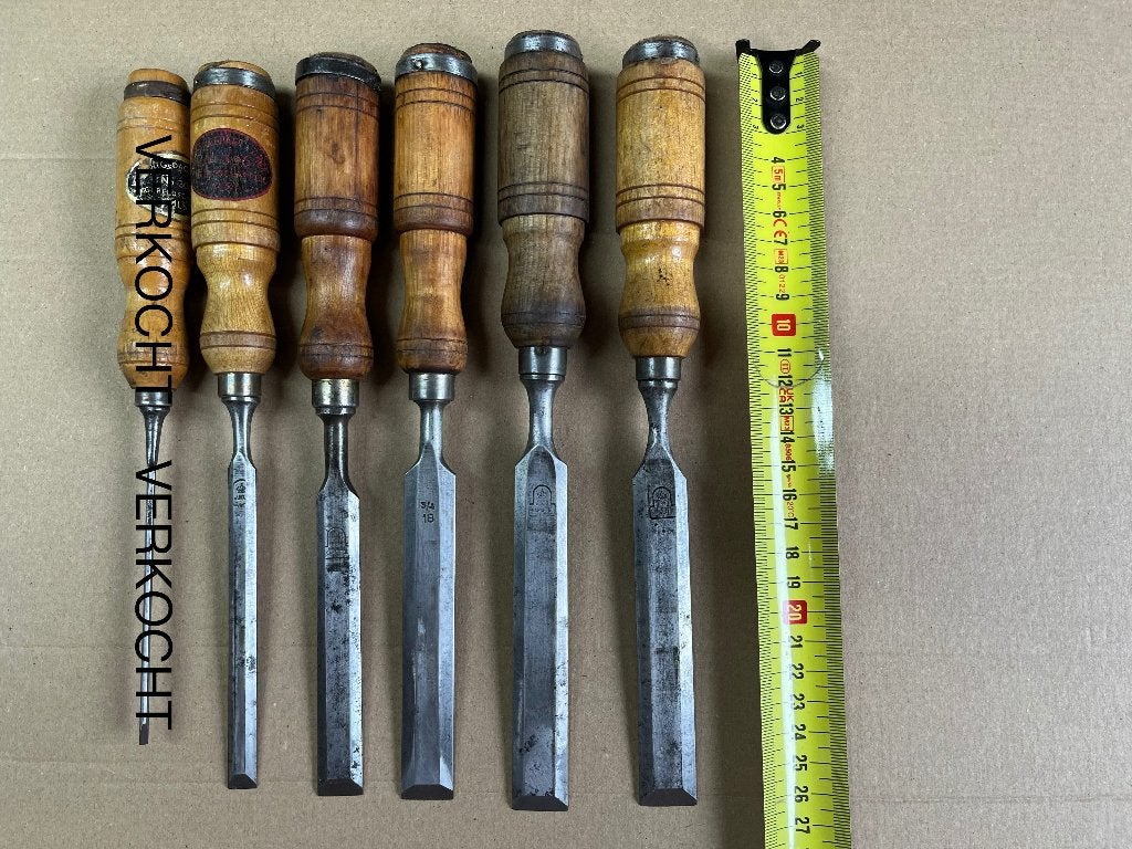 NOOITGEDAGT Houtbeitels Steekbeitels, Ophalen of Verzenden