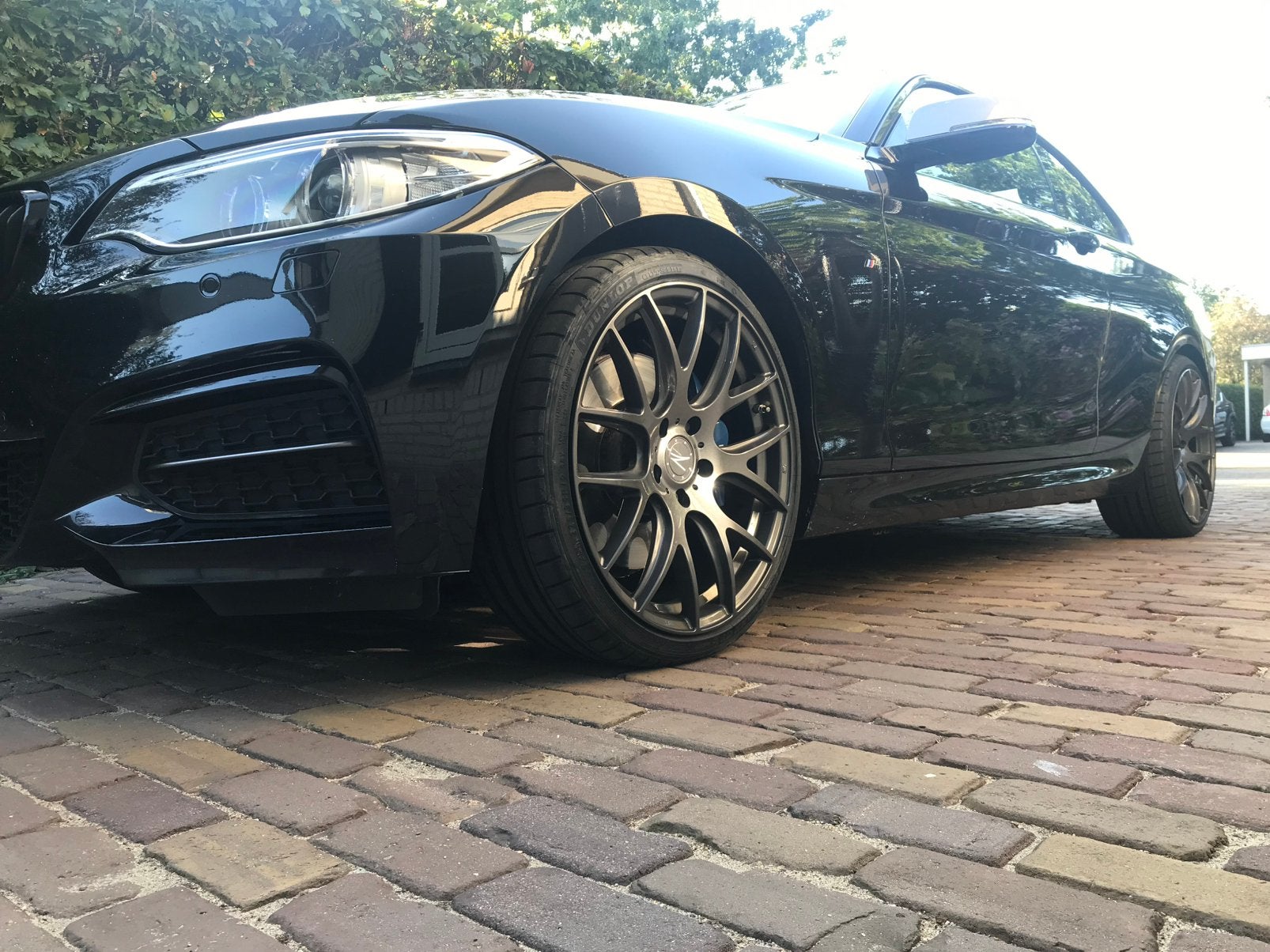 BMW M235i X-drive 2015, Auto's, Zwart, 4 stoelen, Zwart, Vierwielaandrijving