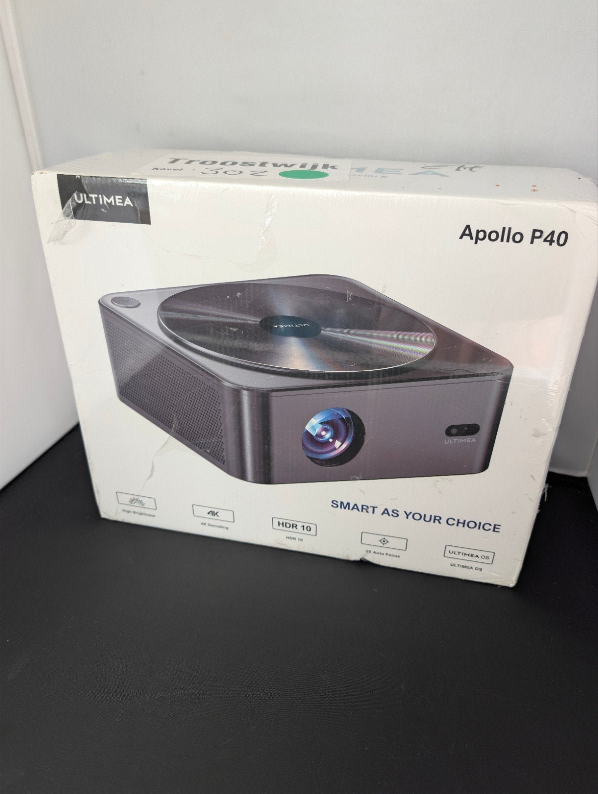 Smart Projector – Full HD / 4K ULTIMEA Apollo P40, Ophalen of Verzenden, Nieuw, LED, Ultimea
