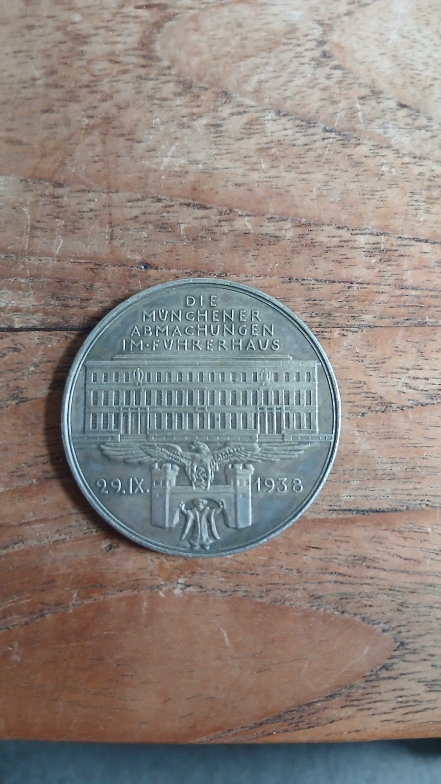 Historische Medaille Münchener Abkommen 1938, Ophalen of Verzenden