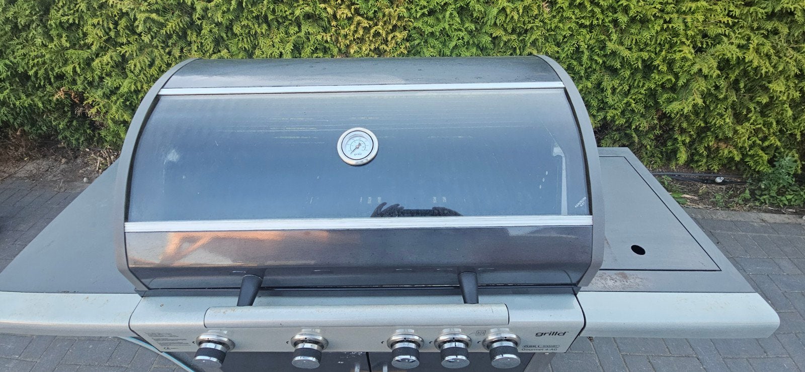 Grillmeister gas BBQ met zijbrander, Ophalen, Gebruikt, Grillmeister