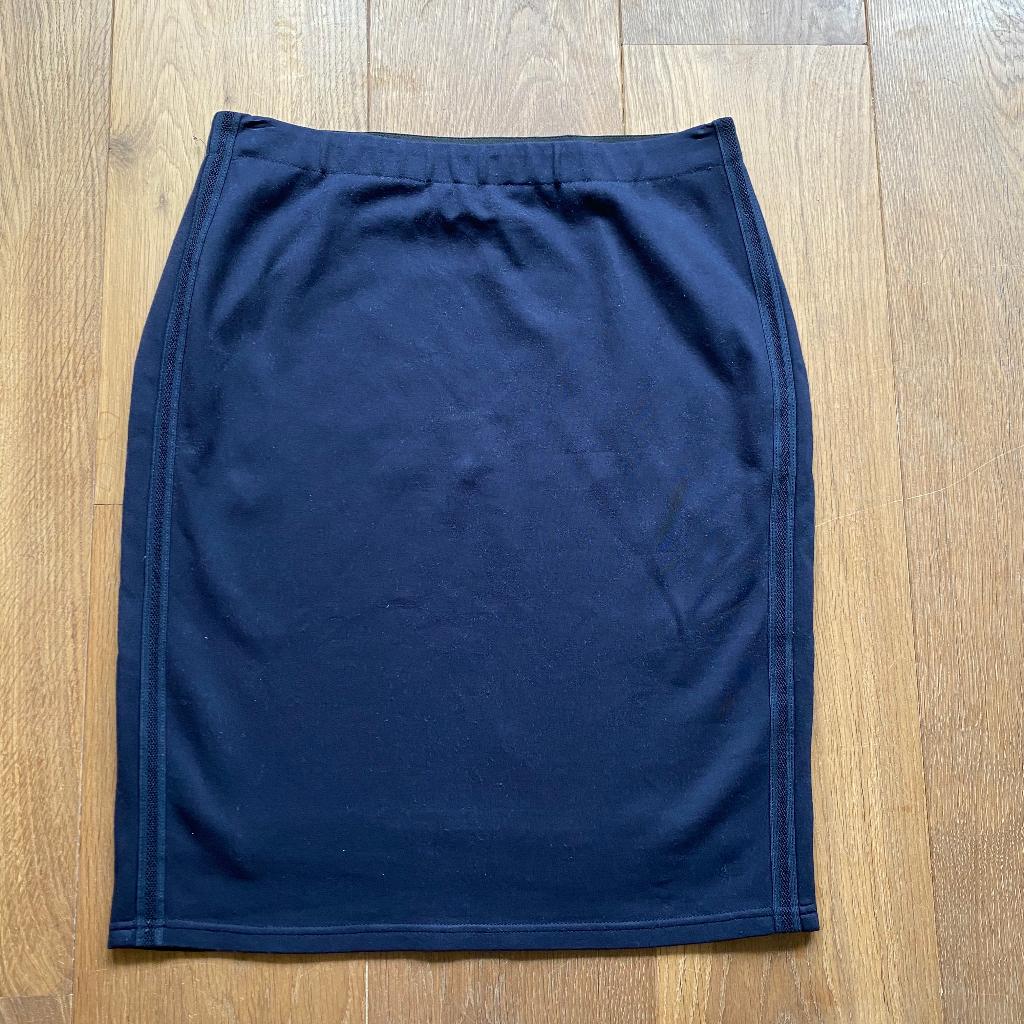 Gerry Weber edition donkerblauwe stretch rok kokerrok - 36, Blauw, Ophalen of Verzenden, Zo goed als nieuw, Knielengte