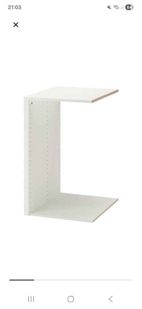IKEA Komplement verdeler met uitschuifbaar broekenrek, Huis en Inrichting, Kasten | Kledingkasten, Ophalen, Minder dan 50 cm, Zo goed als nieuw