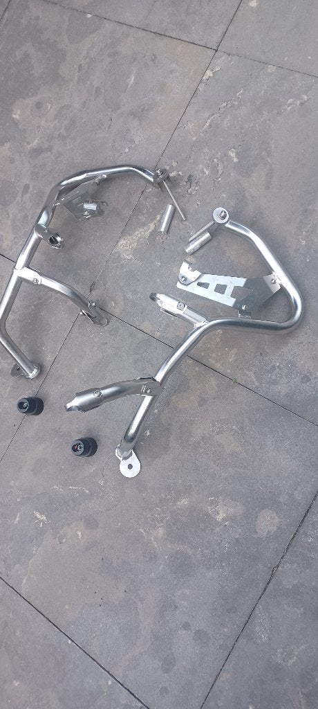BMW R 1250 GS Wunderlich valbeugel + tassen, Motoren, Ophalen, Gebruikt