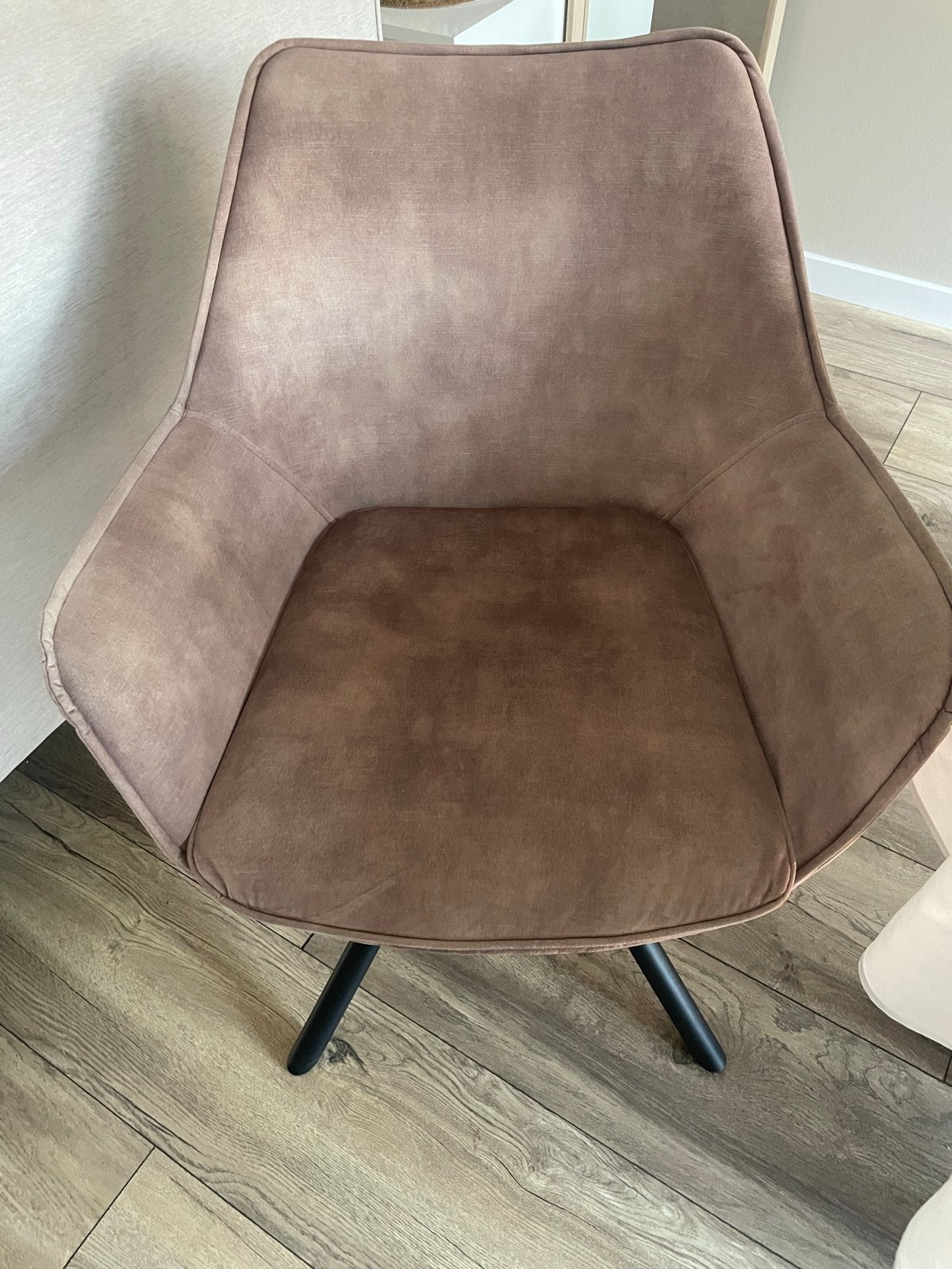 Comfortabele draaibare eetkamerstoelen 4 stuks- Taupe, Ophalen, Overige kleuren, Zo goed als nieuw, Vier
