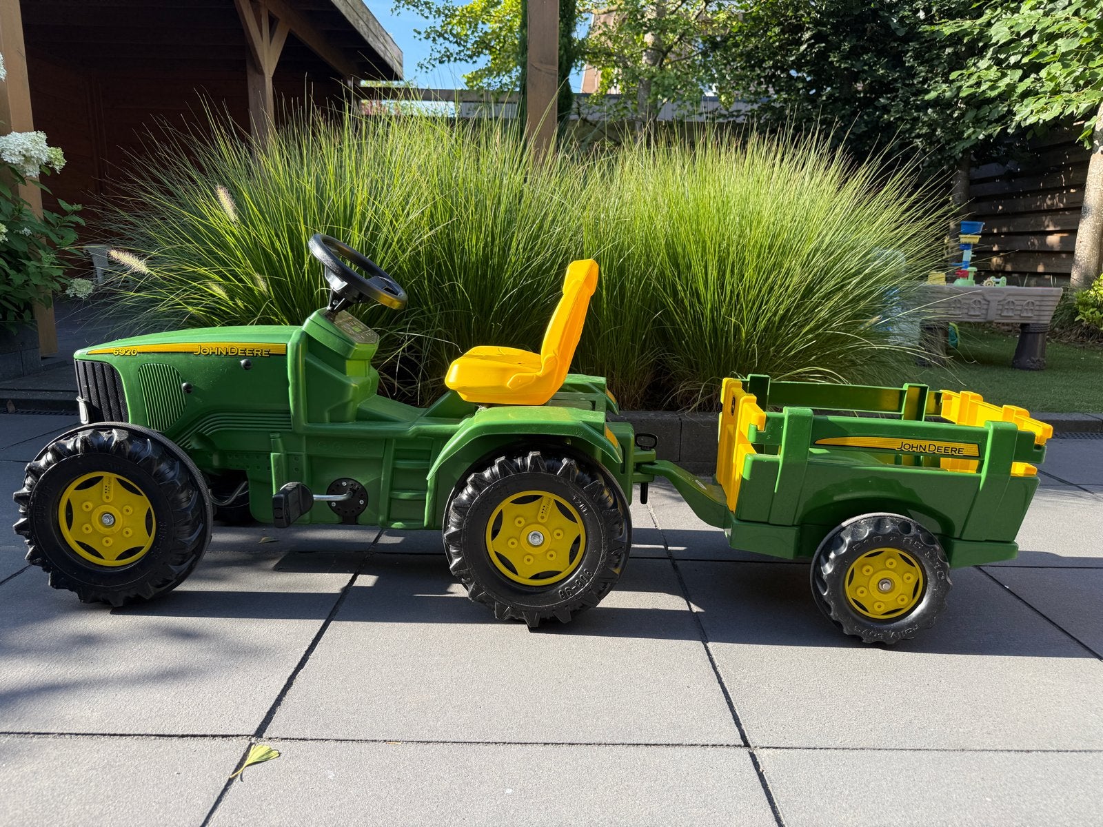 Rolly Toys John Deere 6920 traptractor met aanhanger, Ophalen, Gebruikt