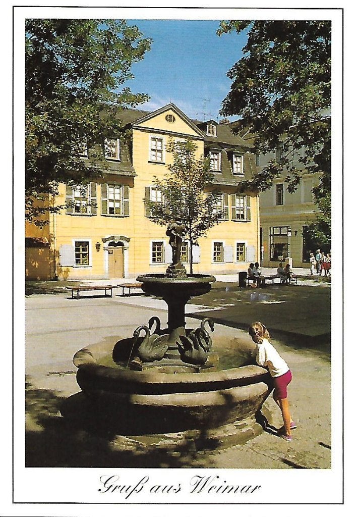 Weimar- -Schillerhaus., Ophalen of Verzenden, 1980 tot heden, Gelopen, Duitsland