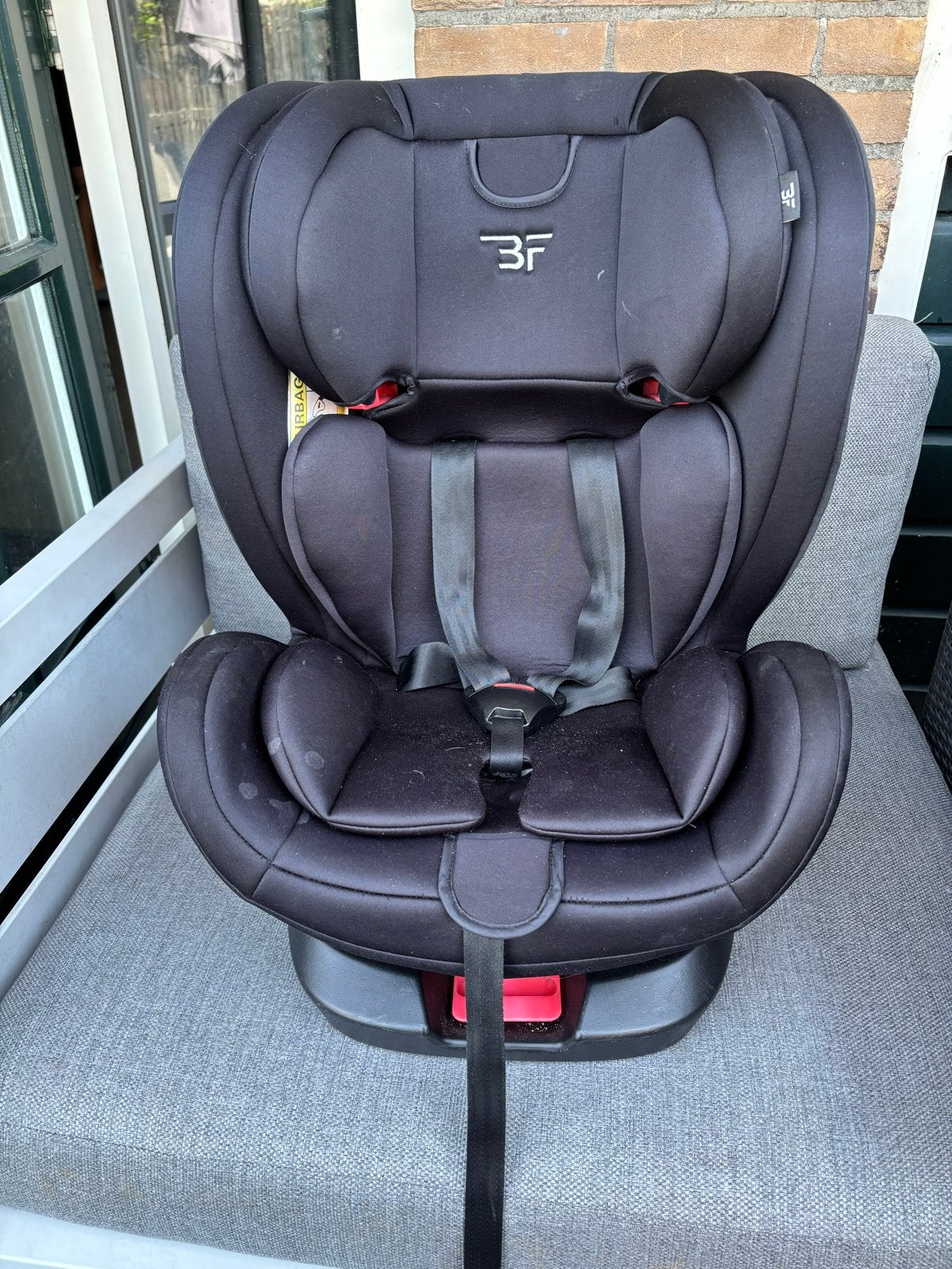 Bebies First XZ16 Autostoel - Zwart, Autogordel of Isofix, Gebruikt, Verstelbare rugleuning, Ophalen