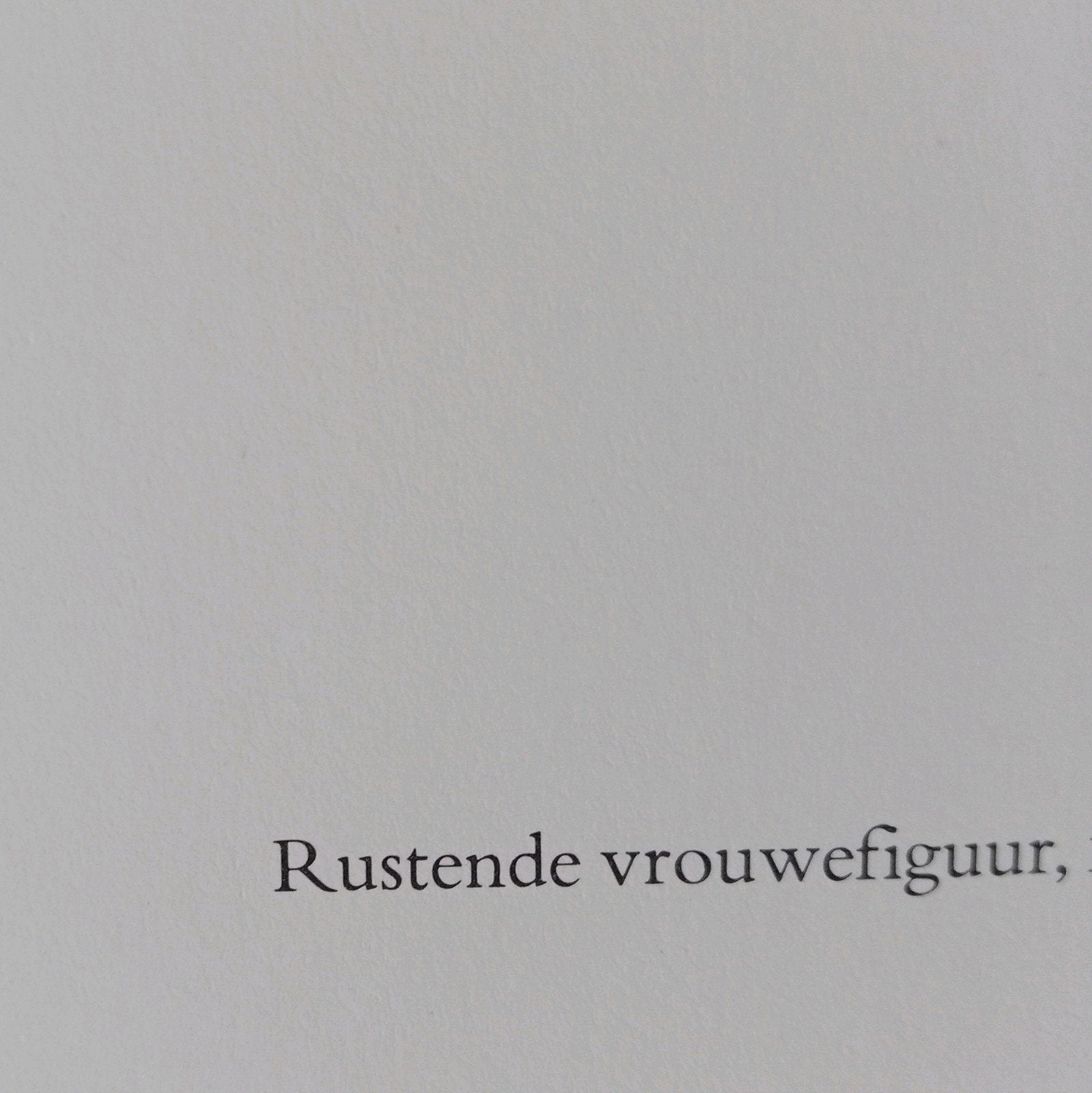 Sierk Schröder offset prent Rustende Vrouw, Ophalen of Verzenden