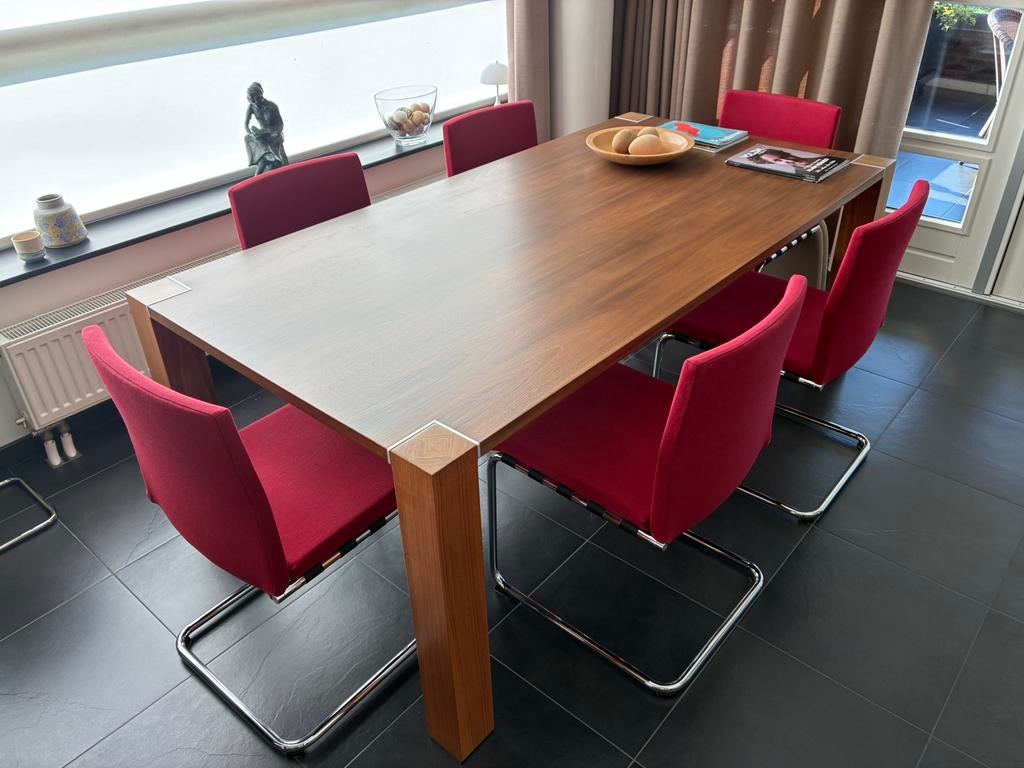 6 Thonet eetkamerstoelen, Ophalen, Gebruikt, Zie foto's, Metaal