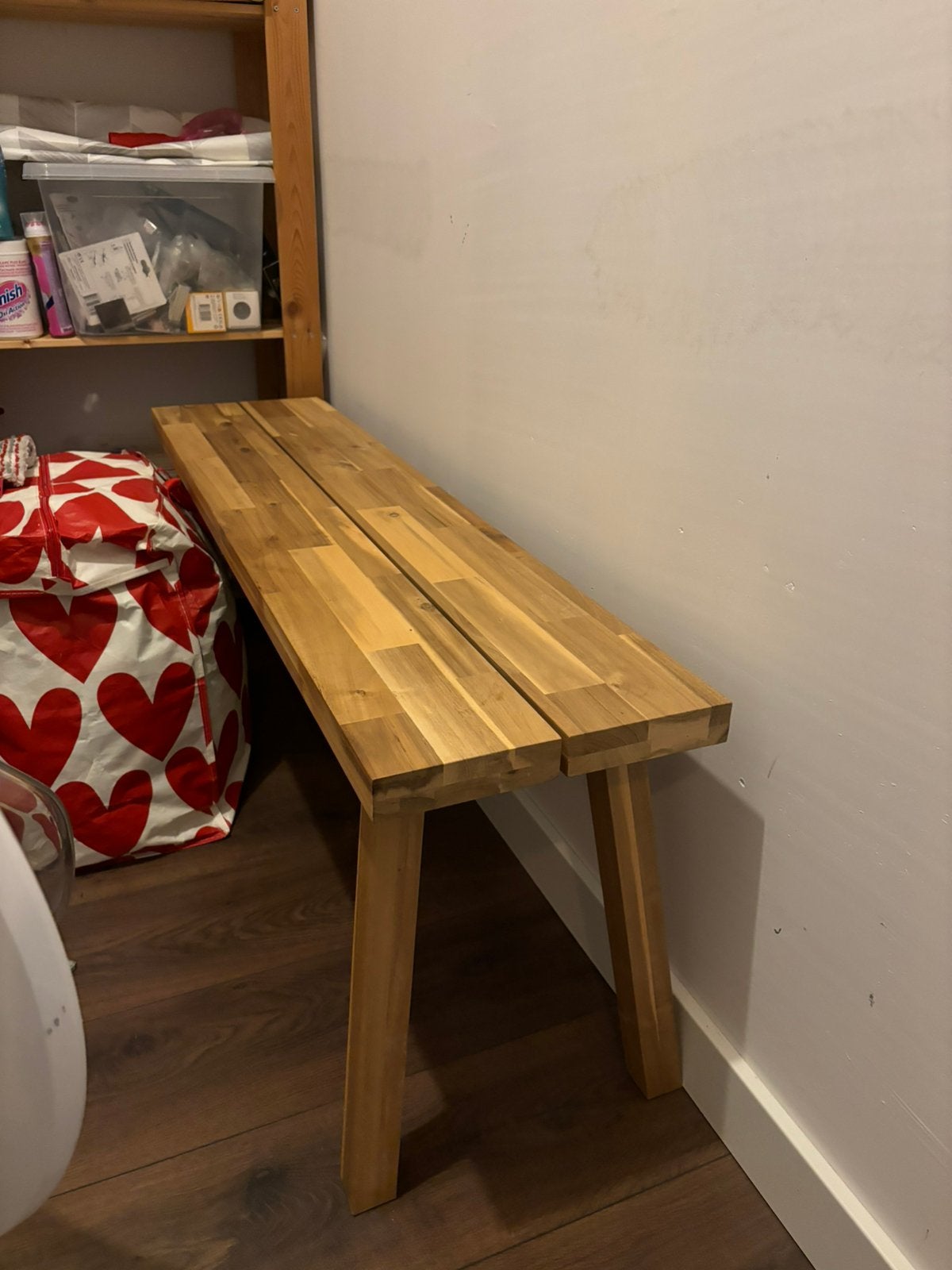 IKEA bankje skogsta, Ophalen, Zo goed als nieuw, Minder dan 45 cm, 70 cm of meer