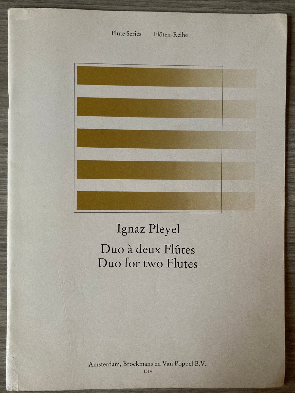 Ignaz Pleyel Duo for two Flutes/twee dwarsfluiten, Muziek en Instrumenten, Ophalen of Verzenden, Gebruikt, Artiest of Componist