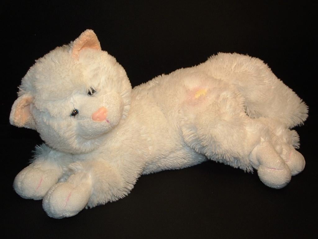 SUNKID POES PLUCHE LANGHARIG WIT MET VELOURS WIT, Ophalen of Verzenden, Nieuw, Overige typen