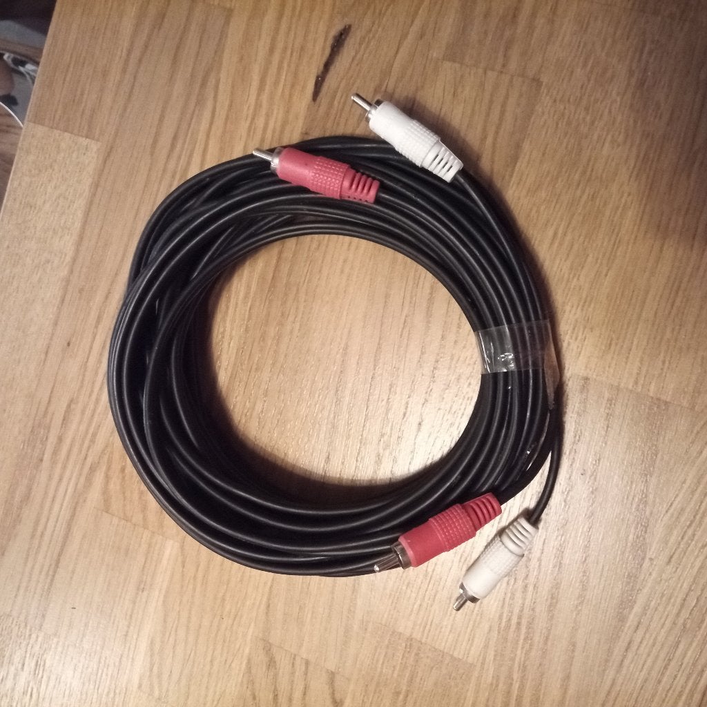 tulp audiokabel 15 meter, Ophalen of Verzenden, Luidsprekerkabel