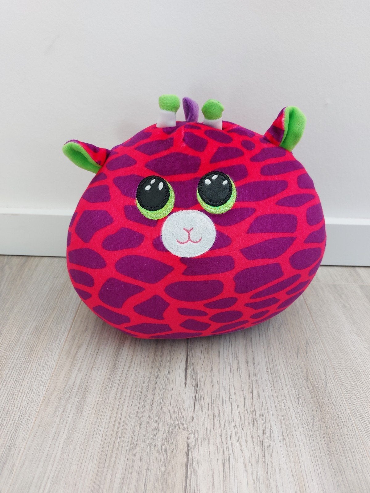 Knuffel TY Gilbert squish a boo giraf giraffe K8472, Ophalen of Verzenden, Zo goed als nieuw, Overige typen