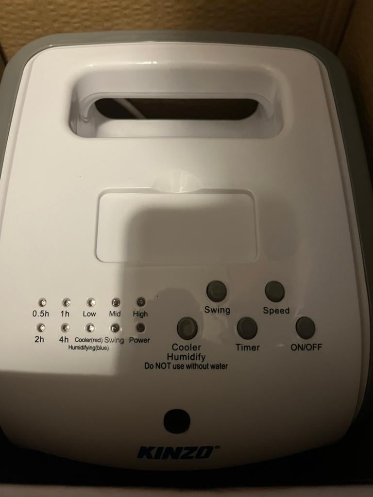 Mobiele air cooler met afstandsbediening, Ophalen, Minder dan 60 m³, 3 snelheden of meer, Zo goed als nieuw