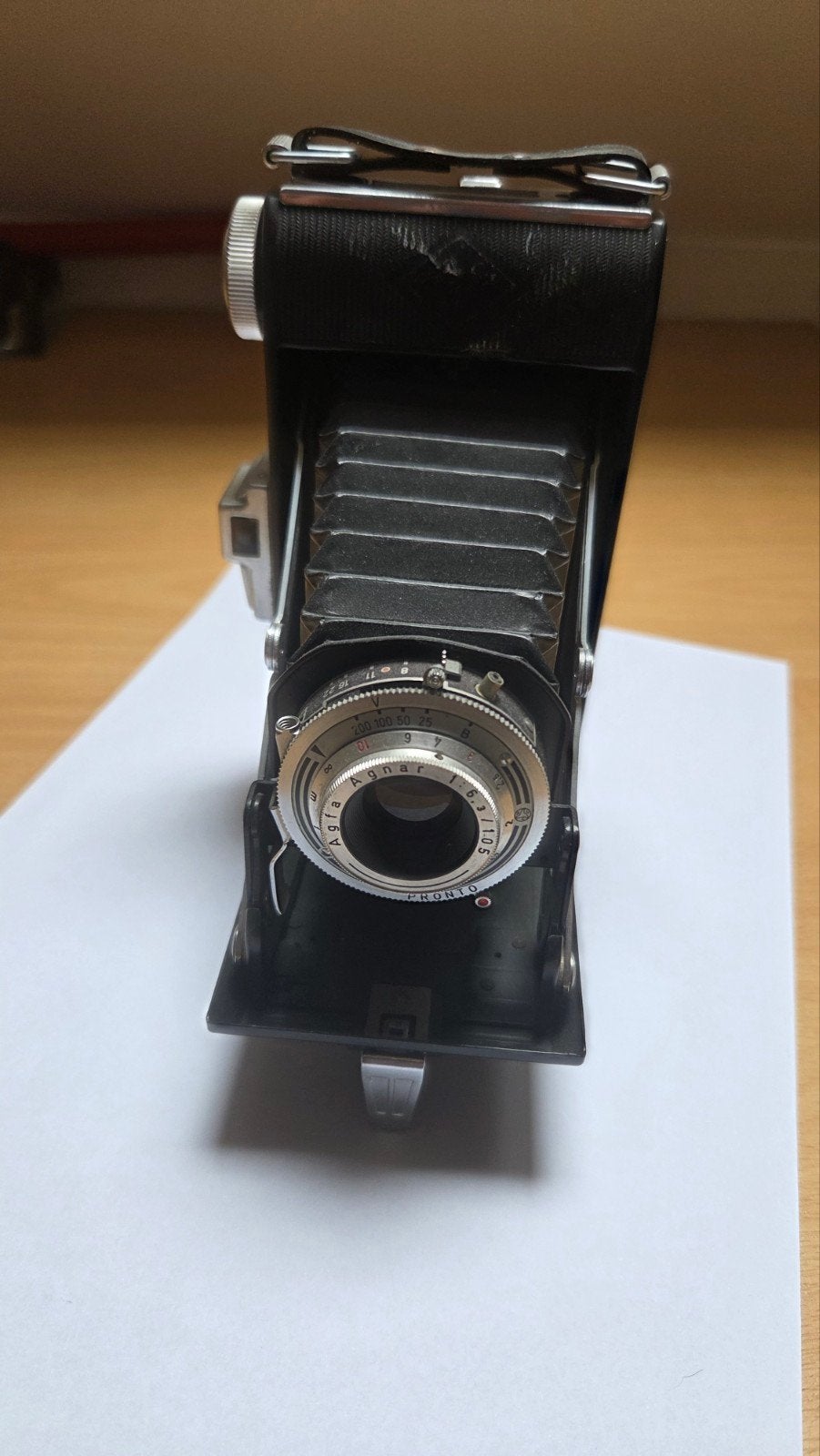 Vintage opvouwbare Balgcamera Agfa Billy I (jaren '50), Ophalen, Gebruikt, Compact, Overige Merken