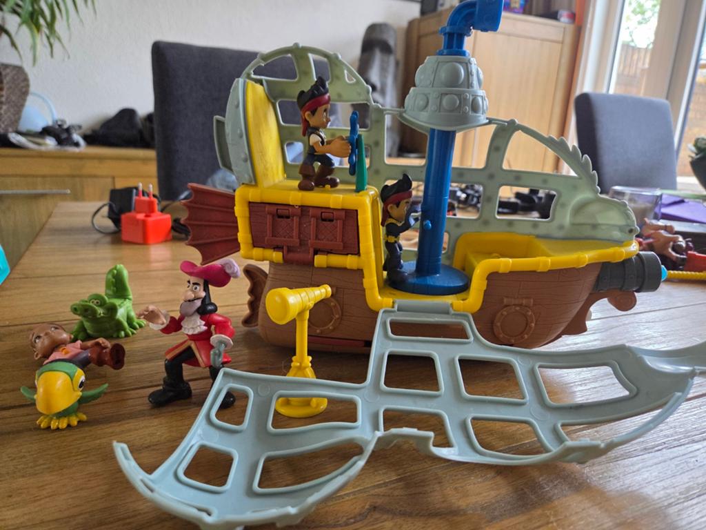 Speelset Jake en de Nooitgedacht Piraten Schip, Ophalen of Verzenden, Gebruikt, Jongen of Meisje