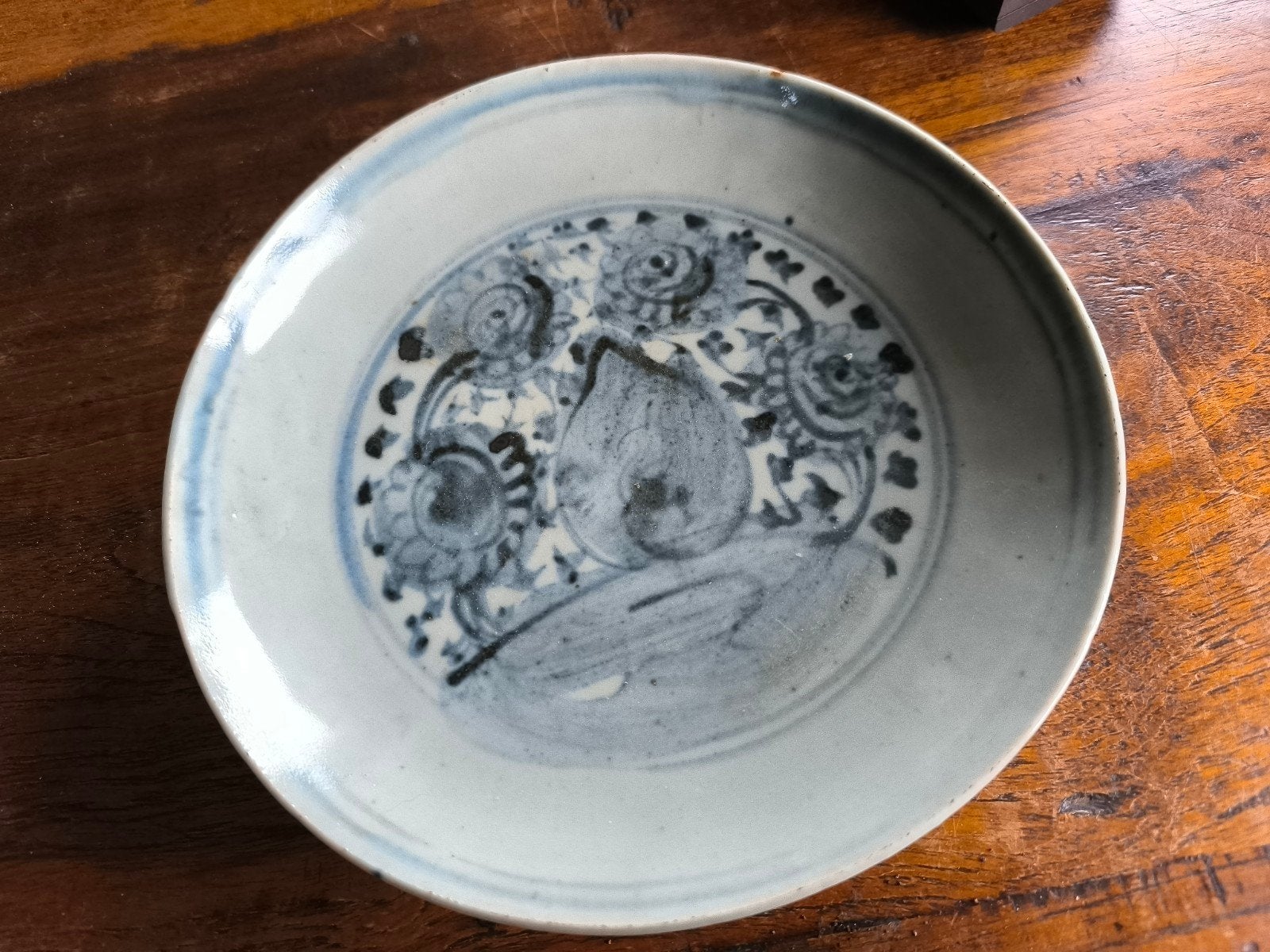 ming flower dish 21.5 cm, Ophalen of Verzenden