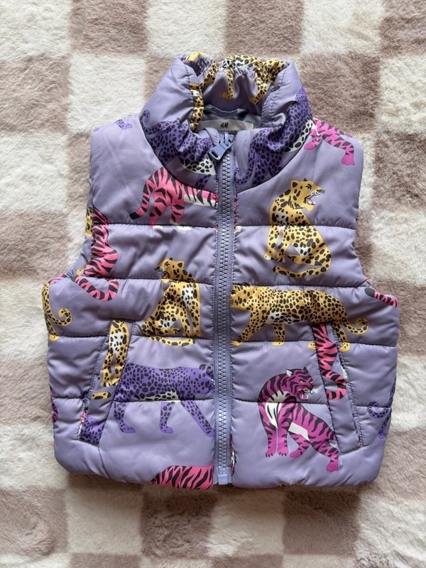 H&M Bodywarmer Maat 92 met tijgerprint, Xx, Meisje, Xx, Ophalen of Verzenden