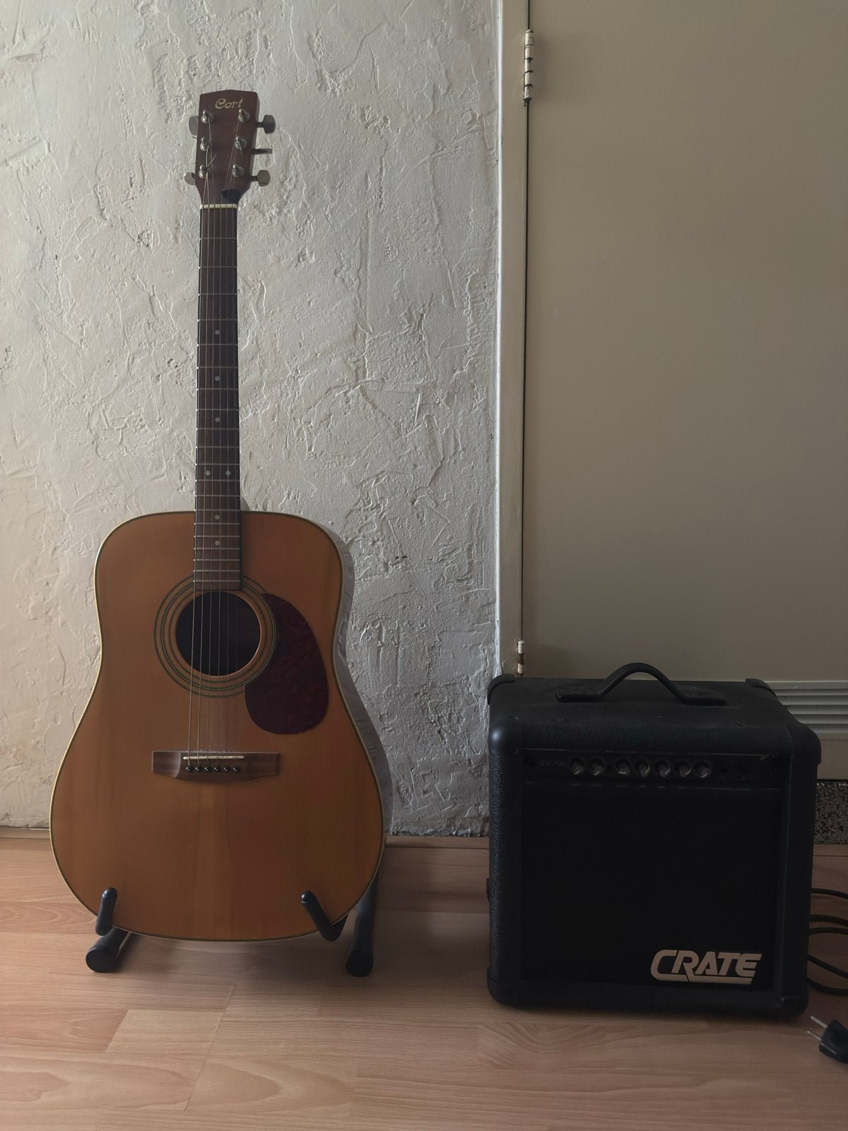 Cort Earth-70E NS Elektrische Akoestiche Gitaar met Versterk, Ophalen, Zo goed als nieuw, Western- of Steelstringgitaar