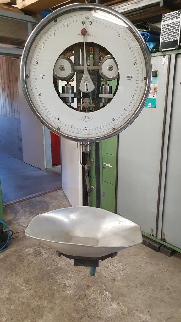 Groente weegschaal  WIFA 10 kgr., Ophalen of Verzenden, Hangweegschaal, Gebruikt, Minder dan 10 kg