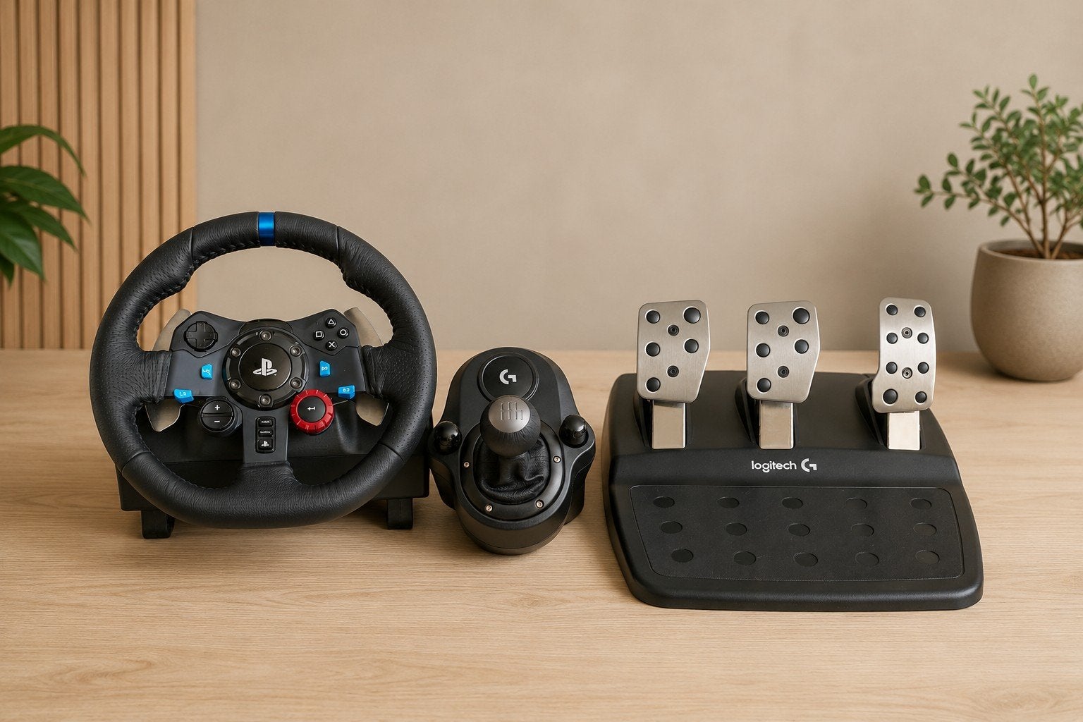 Logitech G29 Driving Force Racing Wheel + Shifter, Ophalen, Zo goed als nieuw, Stuur of Pedalen, PlayStation 4