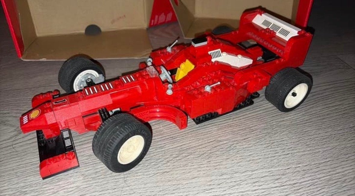 Lego Model Team Ferrari F1 Racing Car 2556 Shell Promotie, Ophalen of Verzenden, Gebruikt, Overige merken