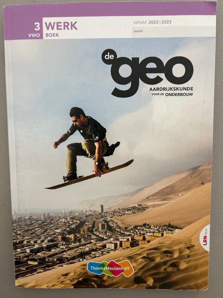 Schoolboek GEO Aardrijkskunde VWO, VWO, Ophalen of Verzenden, Aardrijkskunde, Nieuw