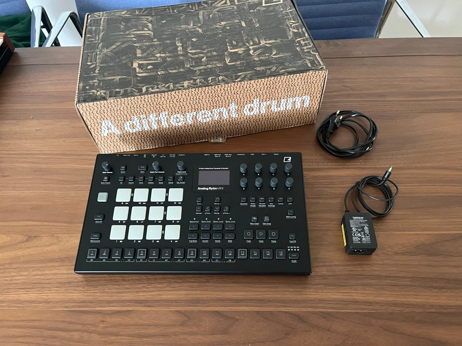 Elektron Analog Rytm MKII - Drumcomputer & Sampler, Ophalen of Verzenden, Zo goed als nieuw, Overige merken