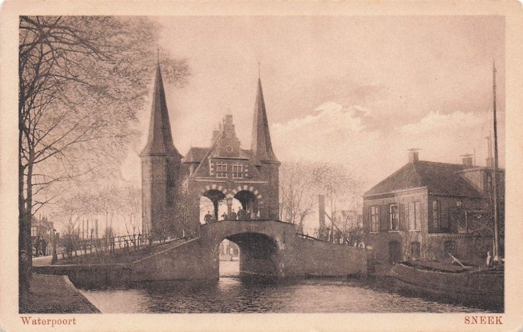 703-348-047 Waterpoort Sneek, Verzenden, Voor 1920, Friesland