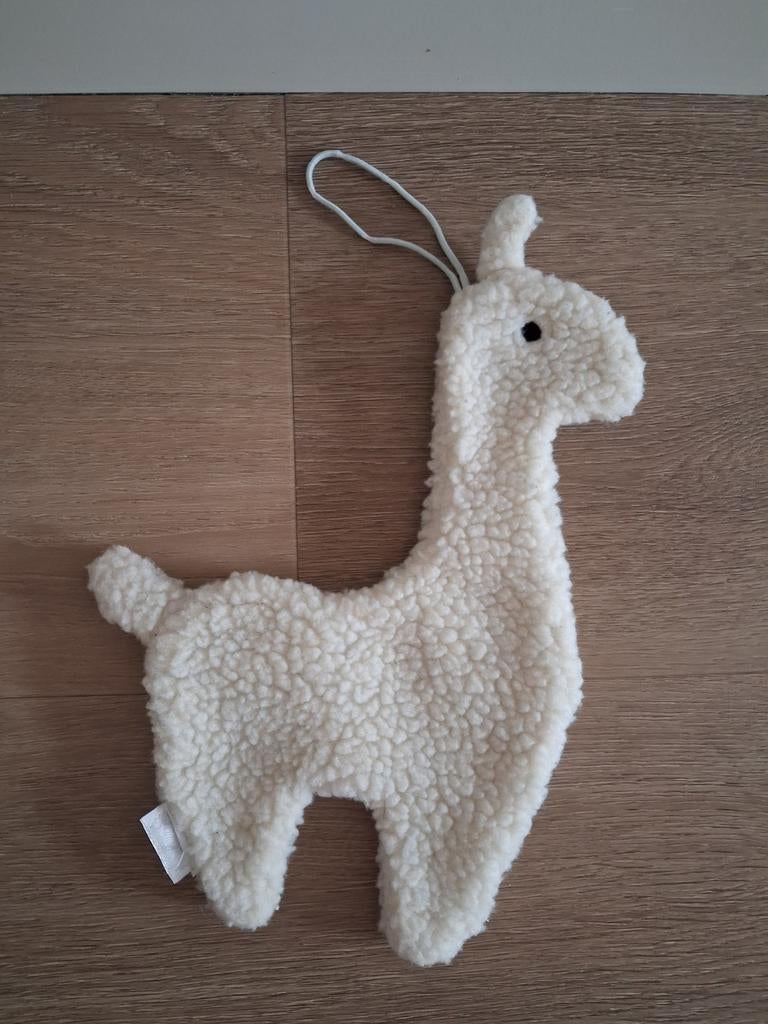 Knuffeldoekje lama alpaca Jollein wit doekje L400, Ophalen of Verzenden, Zo goed als nieuw, Overige typen