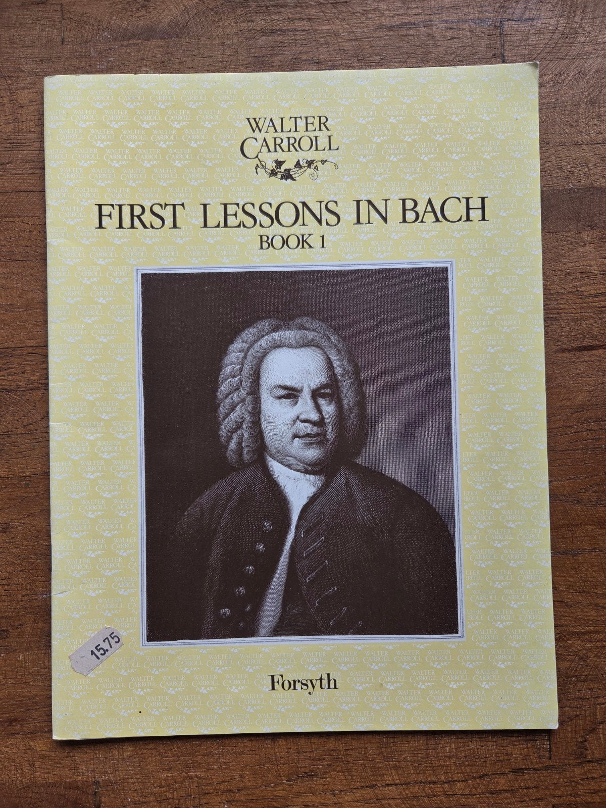 Walter Carroll - First Lessons in Bach - Boek 1, Gebruikt, Klassiek, Les of Cursus, Ophalen of Verzenden
