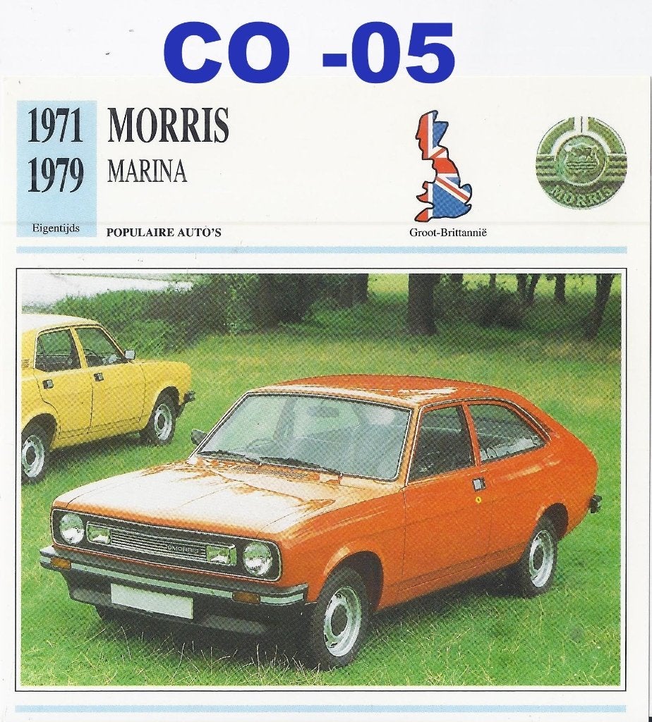 CO-05 Autokaart Morris Marina, Ophalen of Verzenden, Zo goed als nieuw, Auto's