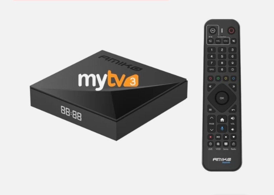 Amiko A11 Gold 4K Android OTT Media Streamer, Ophalen of Verzenden, Zo goed als nieuw, HDMI, Minder dan 500 GB