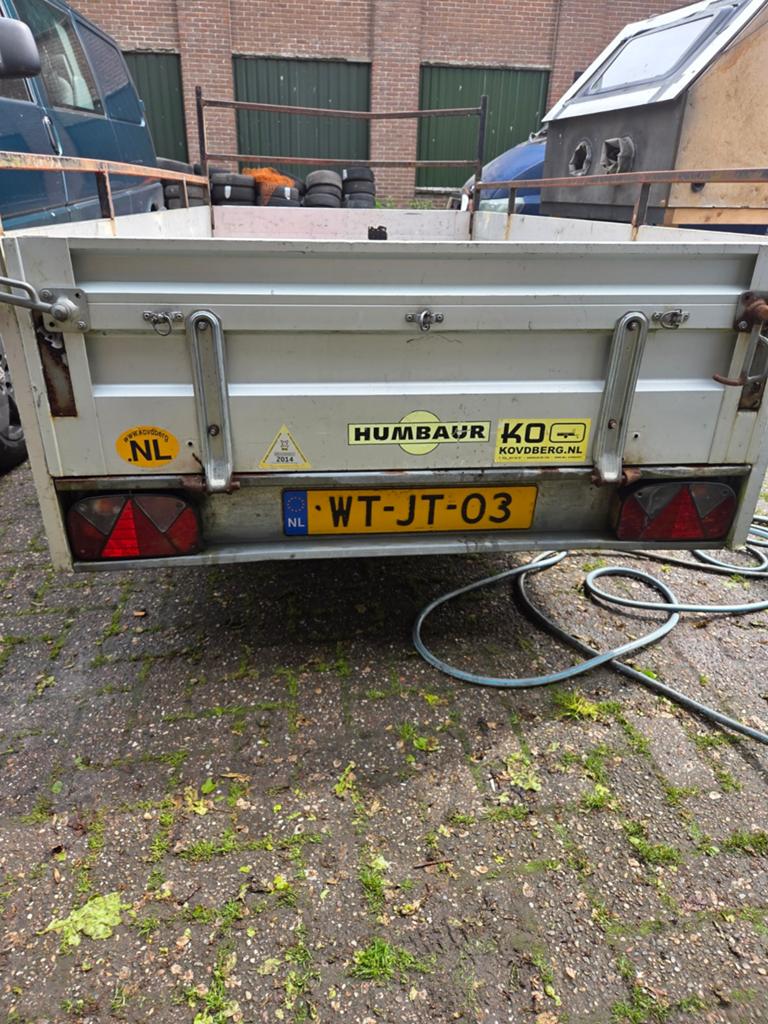 Humbaur aanhangwagen - Robuust en Betrouwbaar, Auto diversen, Aanhangwagen-onderdelen, Ophalen, Gebruikt