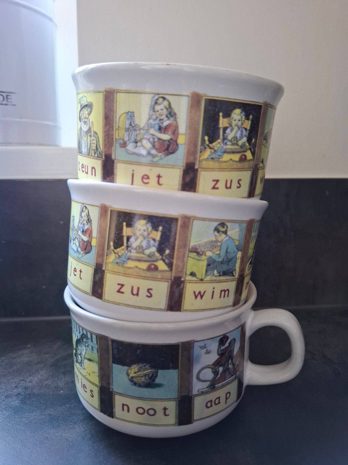Aap noot mies soepkomen, Ophalen of Verzenden, Glas, Overige stijlen