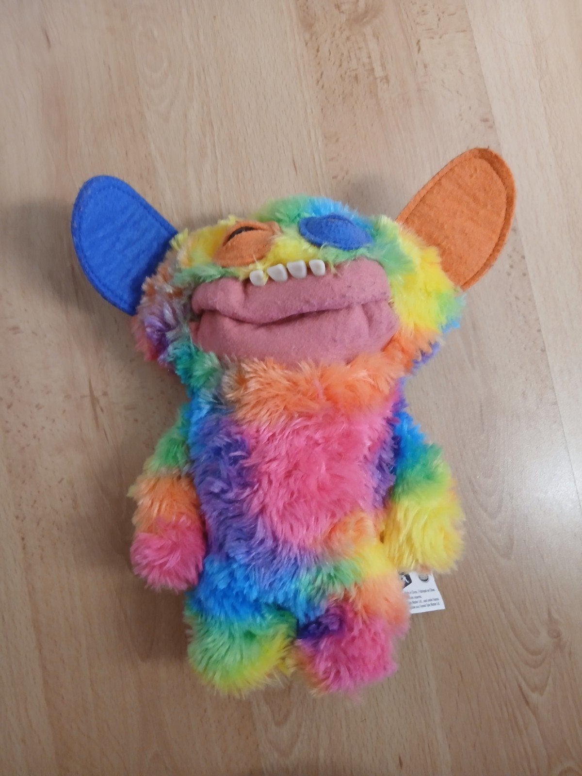 Fuggler Regenboog Monster Knuffel - Zo goed als nieuw, Ophalen, Overige merken, Overige karakters, Overige typen